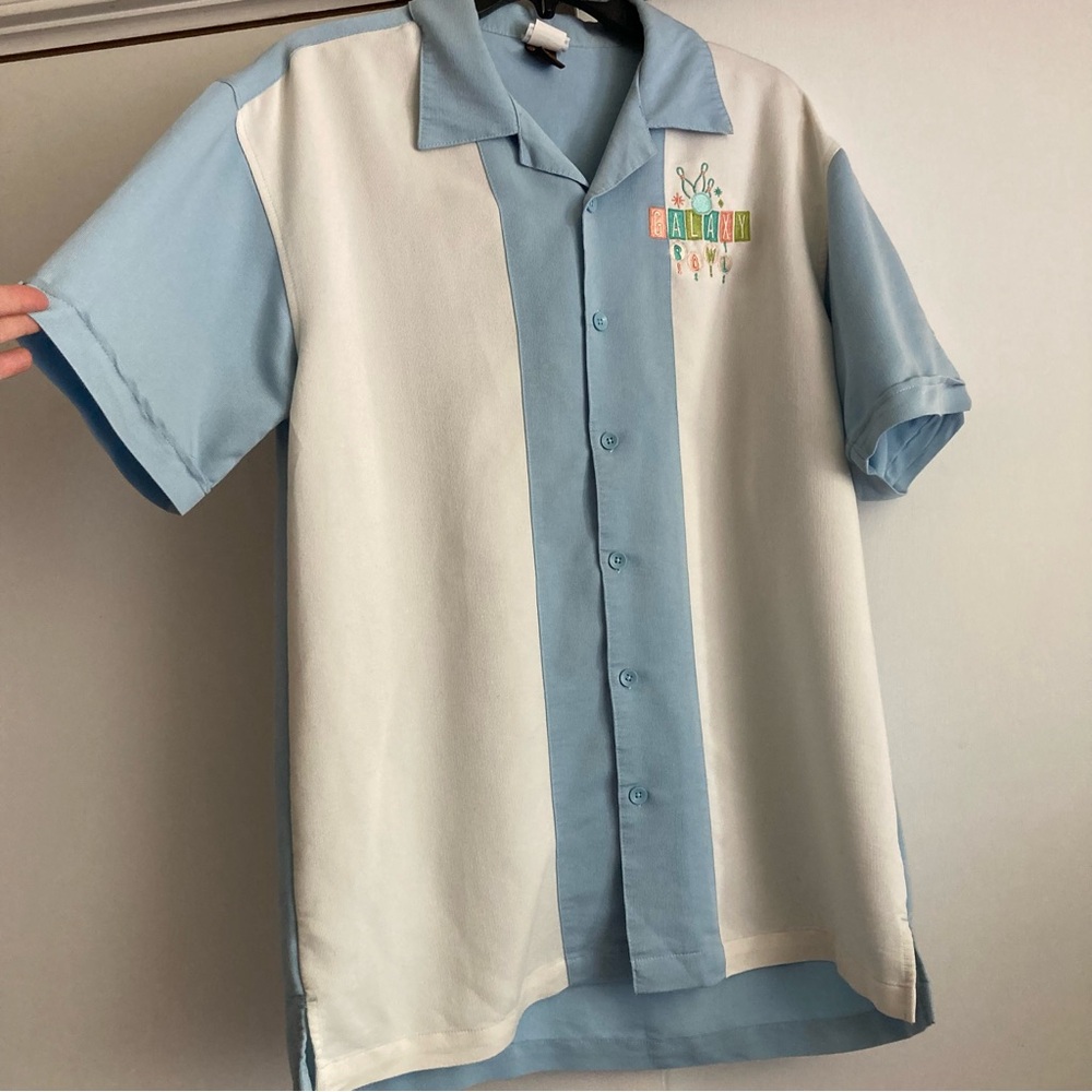 Universal Studios Cabana Bay Beach Resort Galaxy Bowl Bowling 🎳 Shirt, Sz M